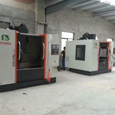 BYVM850L中国台湾四轴联动硬轨立式加工中心 发那科数控加工中心