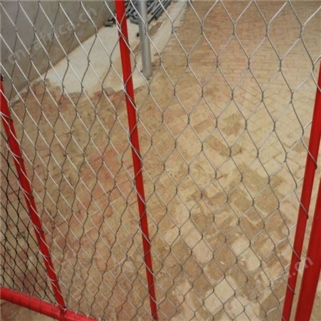 浙江西润保证景区防护网卡扣钢丝绳网工程园林钢丝绳防护网