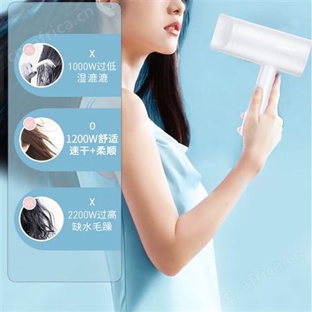 GKN格卡诺电吹风负离子吹风机小巧轻盈家用吹风筒电吹风机