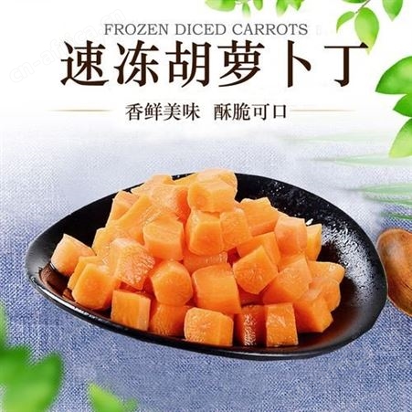 厂家批发冷冻胡萝卜粒胡萝卜片脱水蔬菜干泡面搭档散装胡萝卜碎