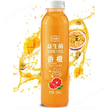 益生菌发酵香橙果汁饮料500mlx15瓶