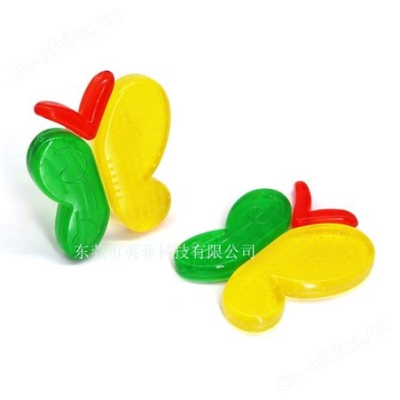宝宝注水牙胶婴儿磨牙器食品级母婴用品蝴蝶咬胶玩具