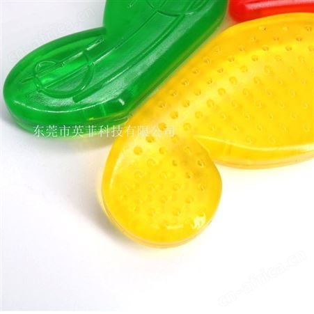 宝宝注水牙胶婴儿磨牙器食品级母婴用品蝴蝶咬胶玩具