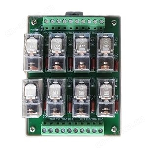 YDO-8DR-5A继电器模组 PLC放大板 驱动控制板 输入兼容NPN/PNP