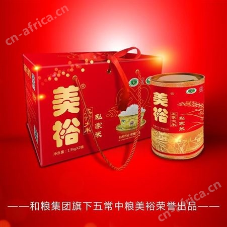 美裕 东北黑龙江五常民乐朝鲜族乡新米3kg/盒 和粮农业旗下五常大米
