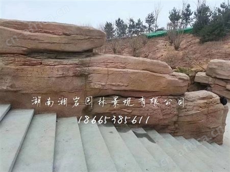 梧州美丽农村塑石假山公司 园林景观假山公司 假山制作公司
