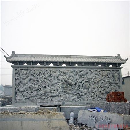 公园大型景观古建筑九龙壁 半手工半机械 光泽度百分之87
