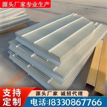 荣云环保 玻璃钢脱硫塔除雾器 C/S/W型带钩折流板 喷淋塔配套设备