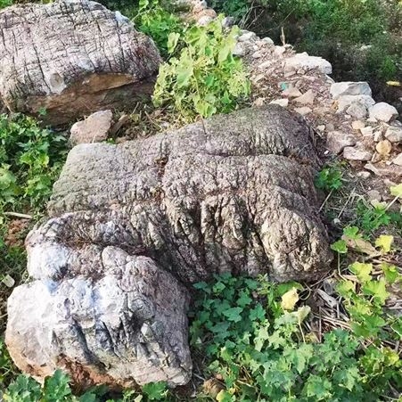 别墅庭院造景假山 瀑布流水景喷泉黑龟纹石 假山石厂家直供