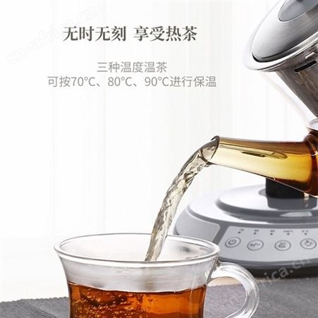 鸣盏玻璃加厚煮茶器 蒸茶壶 MZ-8008 商务礼品团购 企业送礼