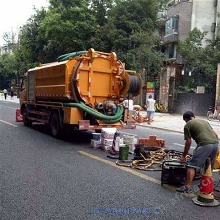上海松江泗泾市政雨水管道高压清洗机器人检测