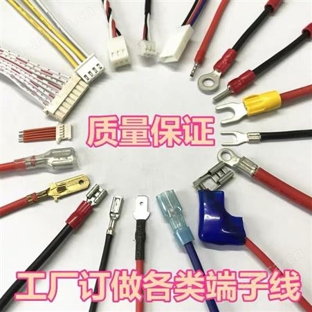 泉立威汽车线束 工业线束双头线束沾锡护套提供多种加工服务