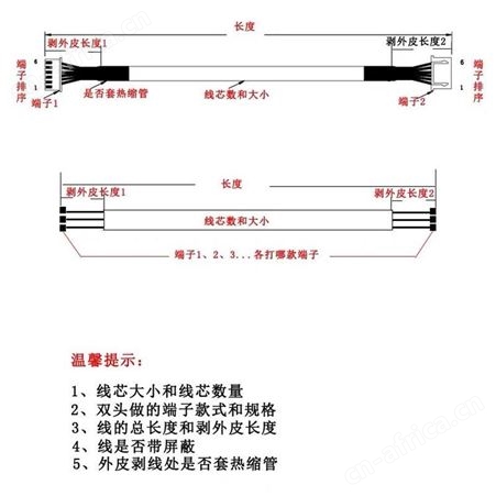 泉立威汽车线束 工业线束双头线束沾锡护套提供多种加工服务