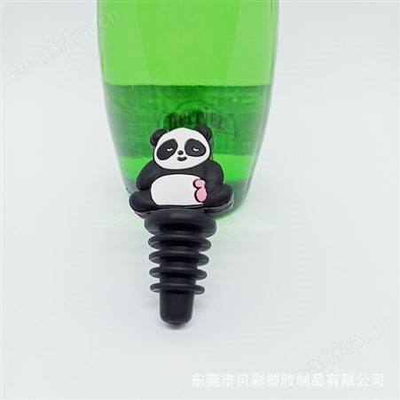 卡通食品硅胶红酒塞厂家定制创意锥形cartoon滴胶工艺工厂软胶塞