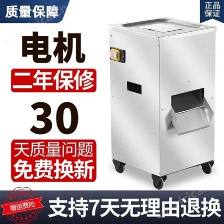 商用多功能立式熟食切肉机 不锈钢家用大型商 用切丁机