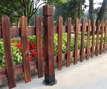 庭院花园木塑护栏 景区栈道防护栏 桥梁大坝防撞栏