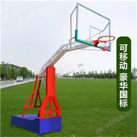 华丽体育 室外地埋篮球架 标准篮球架 厂家批发丁字形方管篮球架