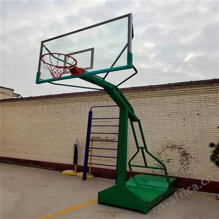 华丽体育户外篮球架移动可升降篮球筐篮球框室内电动手动液压折叠篮球架