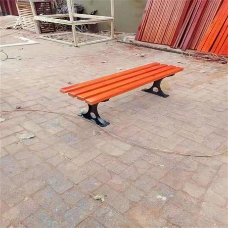 华丽体育户外金属休闲椅厂家 不锈钢公园椅定制 物业小区长条形园林椅