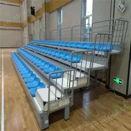 华丽体育体育座椅厂家定做 固定看台体育馆座椅 批发球场排椅带支架