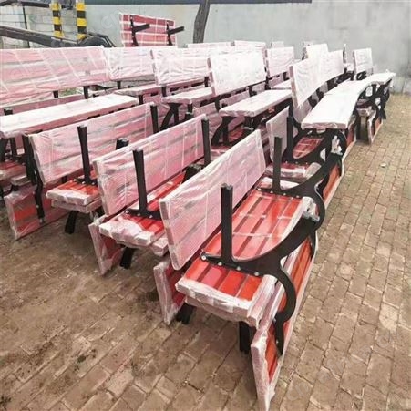 华丽体育公园椅排椅户外广场实木铸铁塑木长凳休闲长椅室外铁艺庭院靠背椅
