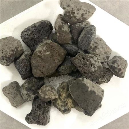 黑色火山岩 HSS01 滤料造景装饰 工业级水处理用 质轻多孔 佳琪