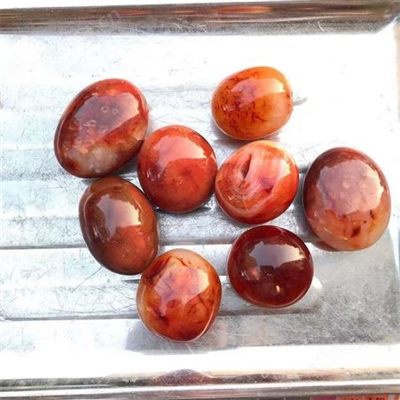 红色玛瑙 MN02 鱼缸石景观造景用 七彩能量石 佳琪