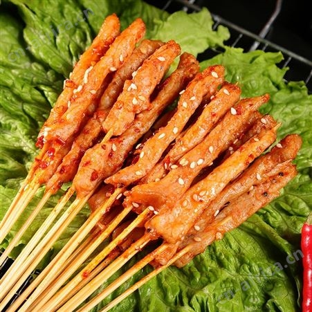 猪里脊小串 网红炸串串食材 冷冻烧烤油炸铁板串