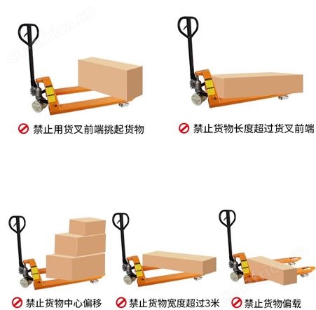 手动液压搬运车2吨  升降托盘手推堆高手动叉车