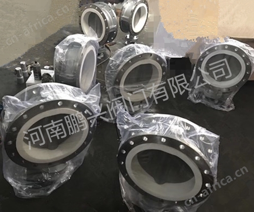 不锈钢衬氟法兰蝶阀