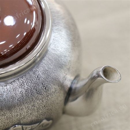 纯银S999泡茶壶小银壶 功夫茶手工足银茶壶家用送礼茶具礼品