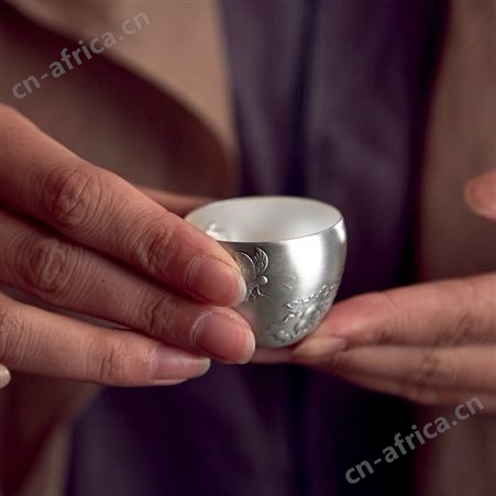 琵琶 纯银白酒杯套装 999酒壶酒具分酒器中式酒盅酒器
