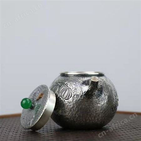 999银泡茶壶套装 家用手工银茶壶功夫银茶具公道杯 高档礼品定制