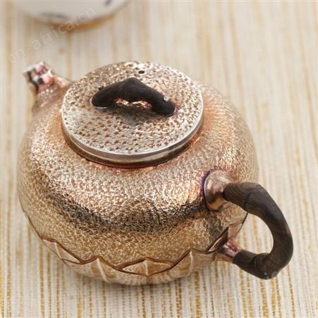 纯手工银壶 999纯银小茶壶茶具 家用泡茶套装 足银银茶壶