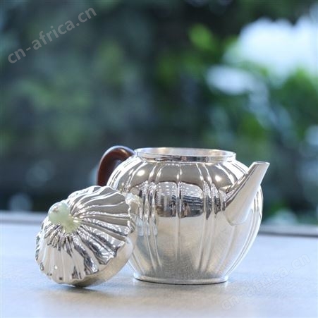 手敲银壶小茶壶999纯银水壶功夫泡茶茶具家用一张打纯手工银茶壶