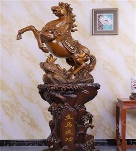 立马成功树脂摆件公司乔迁礼品开业贺礼招财马大厅落地摆件济南