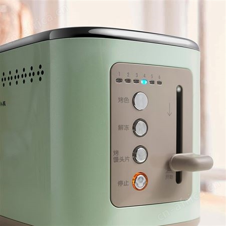 Bear小熊DSL-C02A1三明治早餐机烤面包片机多士炉不锈钢吐司机