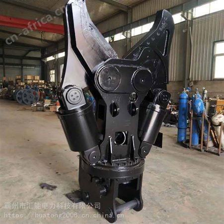 汇能液压双缸粉碎钳多功能工程机械液压破碎钳建筑垃圾拆迁破碎机