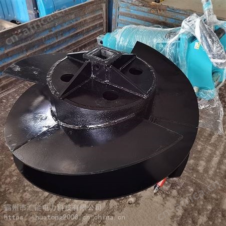 汇能勾机液压桩帽钻孔器混凝土桩帽螺旋成型机水泥桩帽螺旋钻
