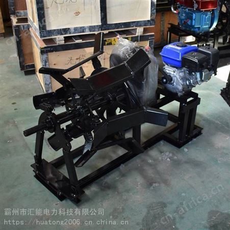 手拉风冷翼型收线机 牵引用架空地线卷线机 3T/5T/8T钢丝绳紧绳器