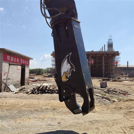 汇能挖掘机属具双杠粉碎钳挖掘机液压钳建筑工程挖机破拆钳解体剪