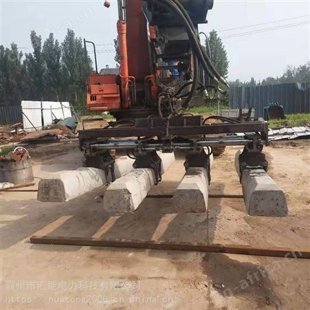 20-27T钩机枕木铺设机 公路铁路多用取枕机 挖掘机改装枕木安装机汇能