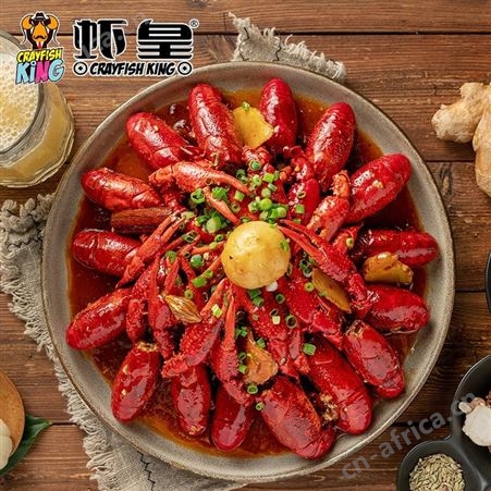潜江虾皇油焖大虾加热即食麻辣蒜蓉小龙虾4-6钱整虾三盒冷冻熟