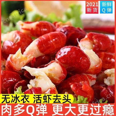 虾尾大号无冰小龙虾小龙虾鲜活去头1斤3斤5斤商用
