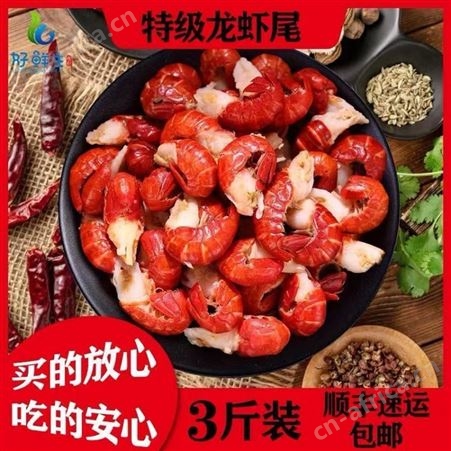小龙虾尾龙虾龙虾冷冻大号龙虾整箱麻辣龙虾一件速卖通