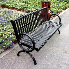 成都公园椅 户外公园椅碳钢板长椅 质量保证 耐腐蚀