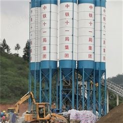 工程建筑立式粉煤灰水泥仓 水泥罐 大型120吨钢板仓