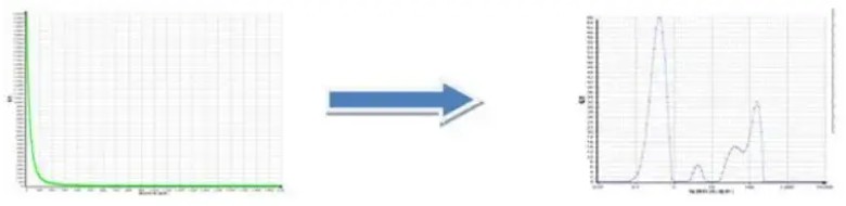 低场核磁法研究树脂溶胀过程